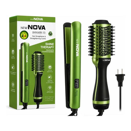 Plancha y Cepillo Eléctrico - Combo Nova